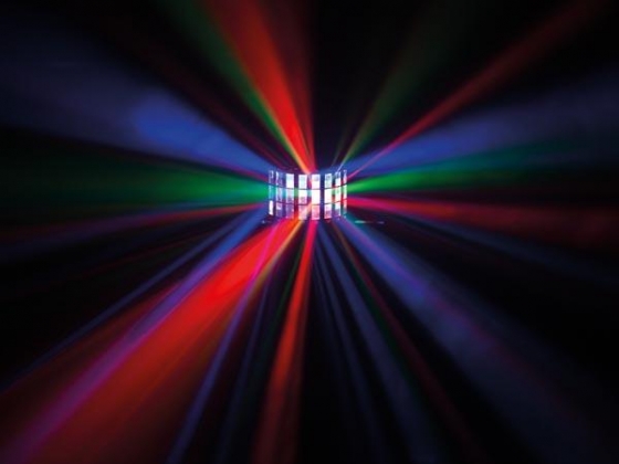 ASTAR III  - TRIPLE DERBY 4 x 3W RGBW - DMX-GESTUURD