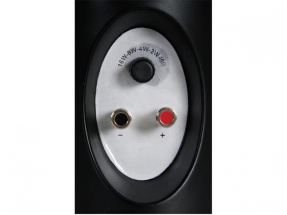 SET MET 2 DYNAMISCHE TWEEWEG 4" LUIDSPREKERBOXEN - 2 x 100 W - 16 Ohm / 100 V - ZWART