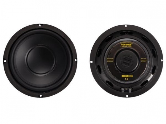 ZWARTE SUBWOOFER VOOR LUIDSPREKER 8" / 350W