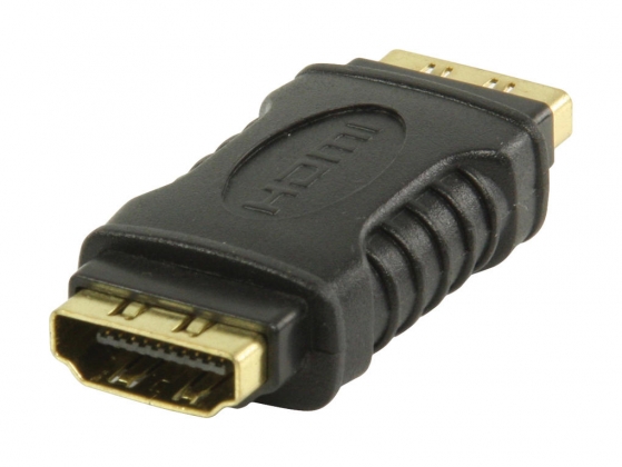 High Speed HDMI met Ethernet Adapter HDMI-Ingang - HDMI-Uitgang Zwart