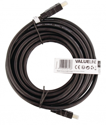 High Speed HDMI kabel met Ethernet HDMI-Connector - HDMI-Connector 7.50 m Zwart