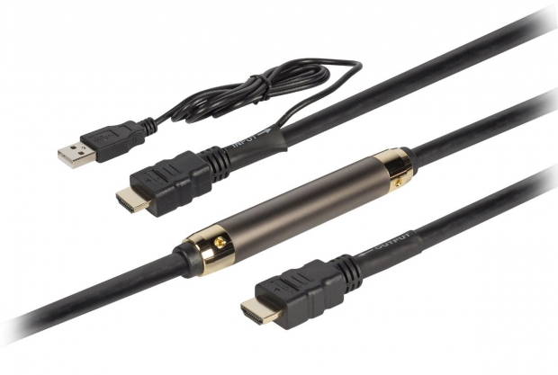 High Speed HDMI kabel met Ethernet HDMI-Connector - HDMI-Connector 40 m Zwart