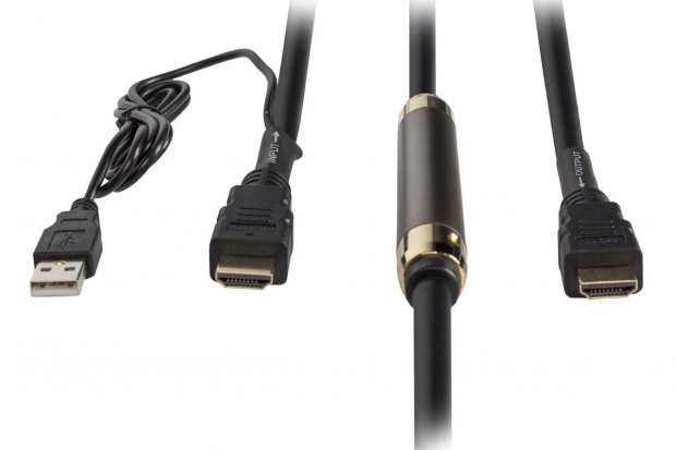High Speed HDMI kabel met Ethernet HDMI-Connector - HDMI-Connector 40 m Zwart