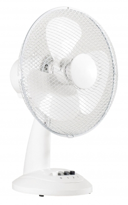 Tafelventilator 30 cm 35 W Plastic Wit