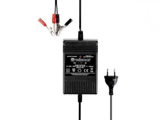 BATTERIJLADER VOOR 6V OF 12V LOODZUUR BATTERIJEN