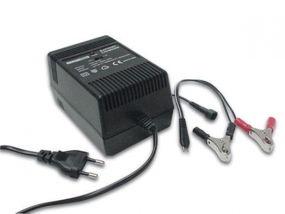 BATTERIJLADER VOOR 6V OF 12V LOODZUUR BATTERIJEN
