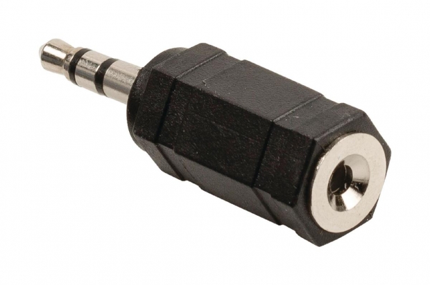 Stereo Audio Adapter 3.5 mm Male - 2.5 mm Female Zwart