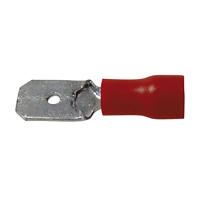 MANNELIJKE VLAKSTEKER 2.8mm ROOD