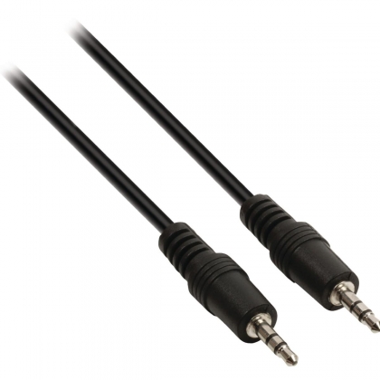 Stereo Audiokabel 3.5 mm Male - 3.5 mm Male 1.50 m Zwart