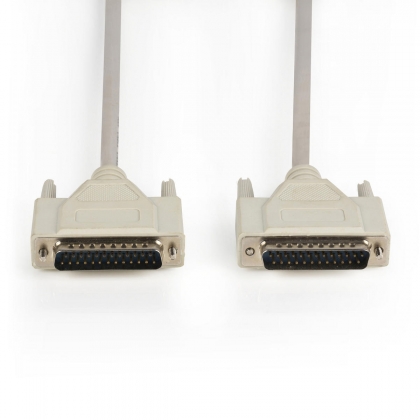 Seriële kabel SUB-D 25-Pins Male - SUB-D 25-Pins Female 3.00 m Ivoor