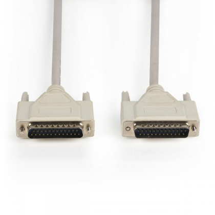Seriële kabel SUB-D 25-Pins Male - SUB-D 25-Pins Female 5.00 m Ivoor