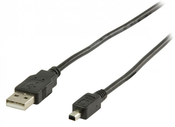 USB 2.0 Kabel USB A Male - Mitsumi 4-Pins Male 2.00 m Zwart