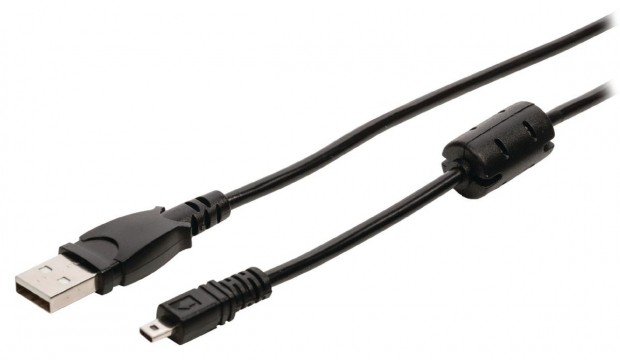 USB 2.0 Kabel USB A Male - 8-Pins Male 2.00 m Zwart
