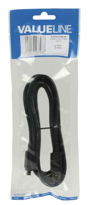 FireWire 400 Kabel FireWire 4-Pins Male - FireWire 6-Pins Male 2.00 m Zwart