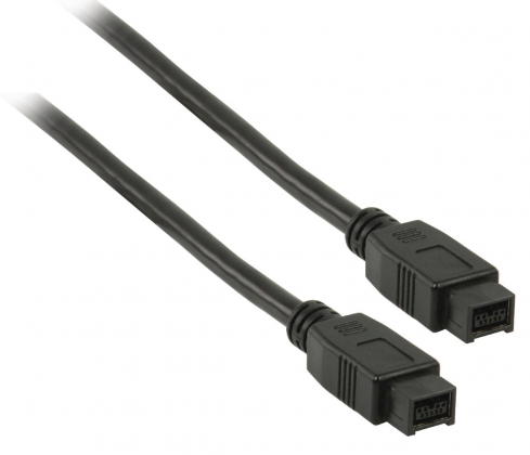 FireWire 800 Kabel FireWire 9-Pins Male - FireWire 9-Pins Male 2.00 m Zwart