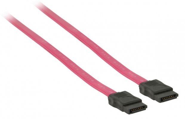 SATA 3 Gb/s Kabel Intern SATA 7-Pins Female - SATA 7-Pins Female 1.00 m Rood