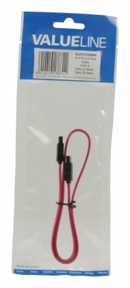 SATA 3 Gb/s Kabel Intern SATA 7-Pins Female - SATA 7-Pins Female 0.50 m Rood
