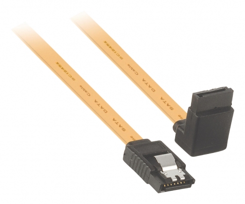 SATA 6 Gb/s Kabel Intern SATA 7-Pins Female - SATA 7-Pins Female 0.50 m Geel