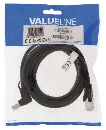 CAT5e SF/UTP Netwerkkabel RJ45 (8/8) Male - RJ45 (8/8) Male 2.00 m Zwart