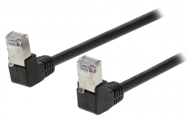 CAT5e SF/UTP Netwerkkabel RJ45 (8/8) Male - RJ45 (8/8) Male 3.00 m Zwart