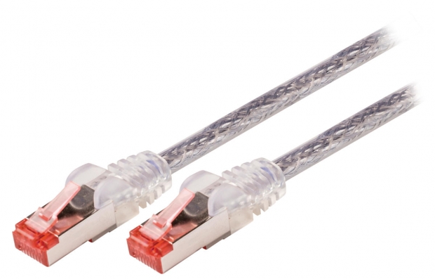CAT6 S/FTP Netwerkkabel RJ45 (8/8) Male - RJ45 (8/8) Male 5.00 m Transparant