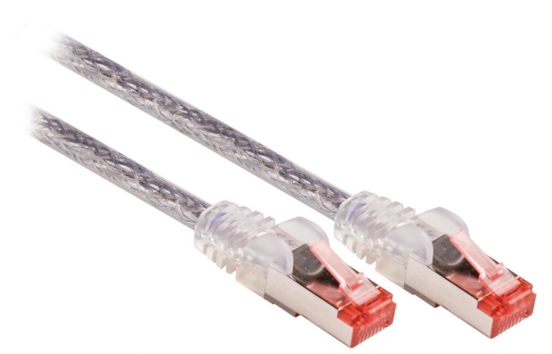 CAT6 S/FTP Netwerkkabel RJ45 (8/8) Male - RJ45 (8/8) Male 5.00 m Transparant