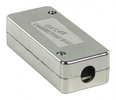 Computer RJ45 Connection Box Zilver