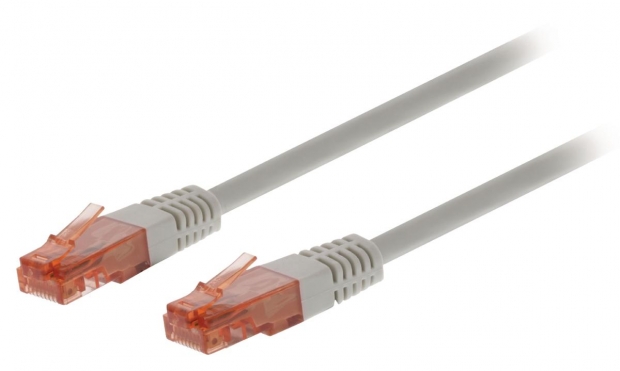 CAT6 UTP Netwerkkabel RJ45 (8/8) Male - RJ45 (8/8) Male 0.25 m Grijs