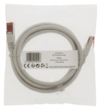 CAT6 F/UTP Netwerkkabel RJ45 (8/8) Male - RJ45 (8/8) Male 1.50 m Grijs