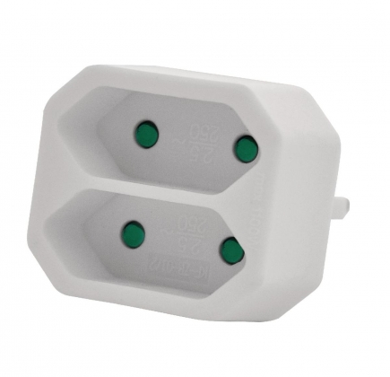 Stopcontact Splitter EU Wit