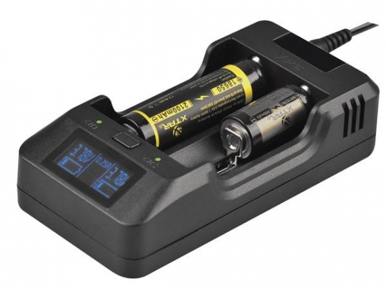 MULTIFUNCTIONELE LI-ION BATTERIJLADER - 2 BATTERIJEN