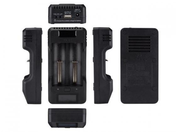 MULTIFUNCTIONELE LI-ION BATTERIJLADER - 2 BATTERIJEN