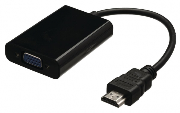 High Speed HDMI Kabel HDMI-Connector - VGA Female 15-Pins 0.20 m Zwart