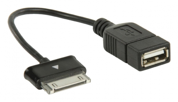 Data en Oplaadkabel Samsung 30-Pins Male - USB A Female 0.20 m Zwart