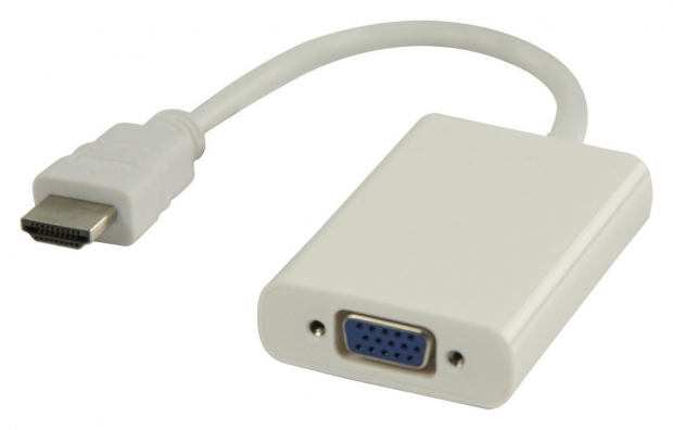 High Speed HDMI Kabel HDMI-Connector - VGA Female 15-Pins 0.20 m Wit