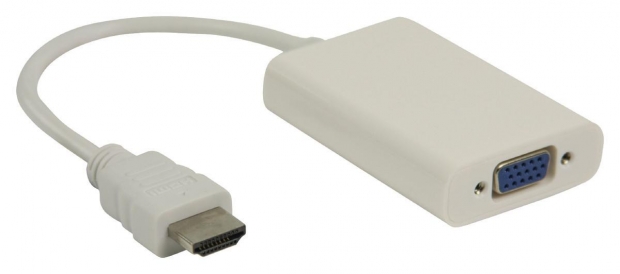High Speed HDMI Kabel HDMI-Connector - VGA Female 15-Pins 0.20 m Wit