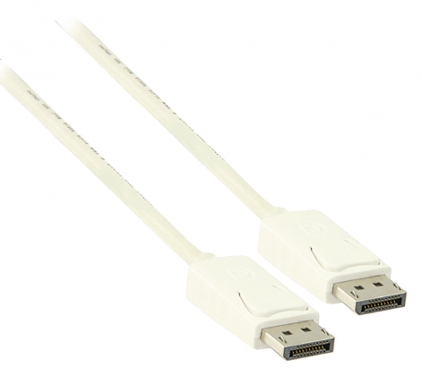 DisplayPort Kabel DisplayPort Male - DisplayPort Male 3.00 m Wit