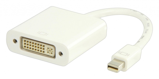 Mini DisplayPort Kabel Mini-DisplayPort Male - DVI-I 24+5-Pins Female 0.20 m Wit