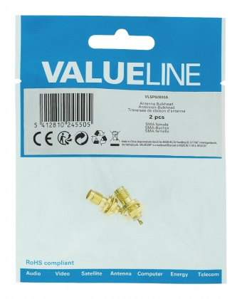 Connector SMA Female Goud