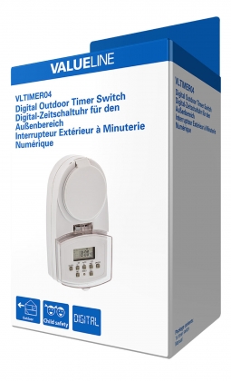 Tijdschakelaar Digitaal Buiten 1 min. 1700 W