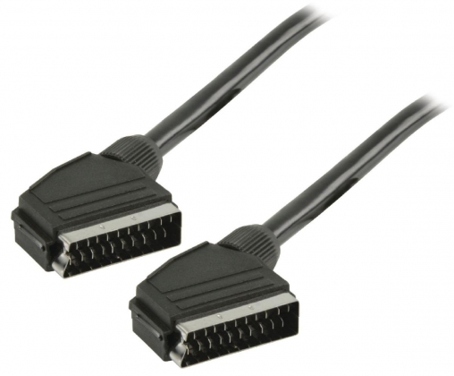 SCART Kabel SCART Male - SCART Male 1.00 m Zwart