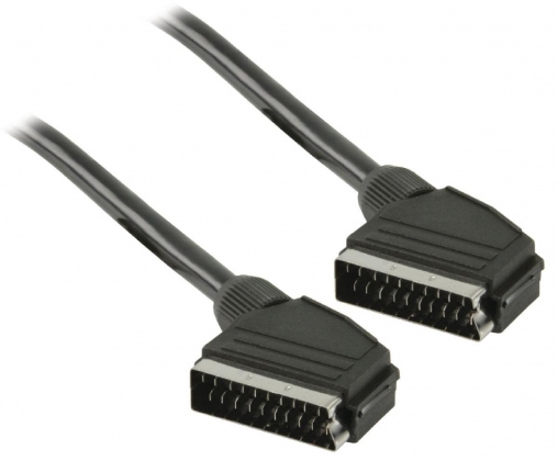 SCART Kabel SCART Male - SCART Male 1.00 m Zwart