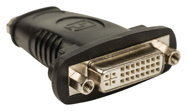 High Speed HDMI met Ethernet Adapter HDMI Female - DVI-D 24+1-Pins Female Zwart