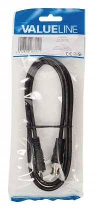 BNC Video Kabel BNC Male - RCA Male 1.00 m Zwart