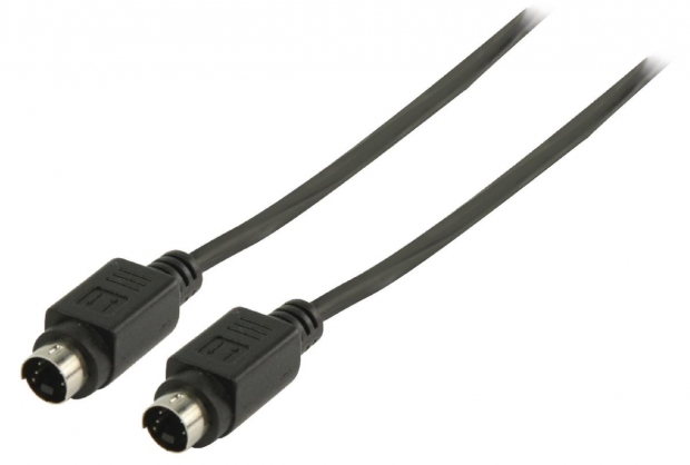 S-Video Kabel S-Video Male - S-Video Male 2.00 m Zwart