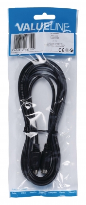 S-Video Kabel S-Video Male - S-Video Male 2.00 m Zwart