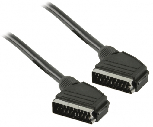 SCART Kabel SCART Male - SCART Male 1.50 m Zwart