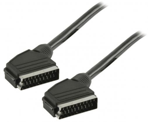 SCART Kabel SCART Male - SCART Male 1.50 m Zwart