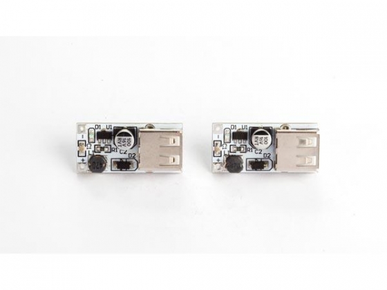 DC-DC BOOST-MODULE / (2.5 V-5 V) 600 mA NAAR USB 5 V (2-delig)