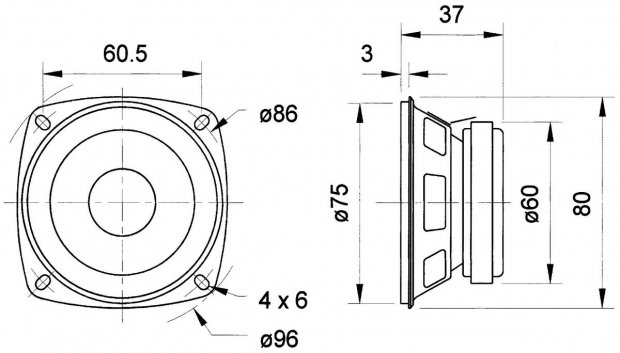 Inbouw Speaker